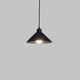 Lampe Suspendue Colt Noir/Noir/Noir Compatible LED E27 Design Moderne et Ajustable