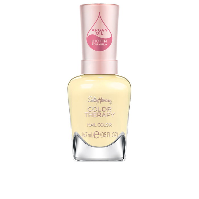 Sally Hansen Color Therapy Ray Of Light - Vernis à ongles soin hydratant à l'huile d'argan, teinte éclatante, 14.7 ml Sally Hansen Color Therapy Ray Of Light - Vernis à ongles soin hydratant à l'huile d'argan, teinte éclatante, 14.7 ml