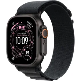 Apple Watch Ultra 3 GPS + Cellular - 49mm - Boîtier Black Titanium - Bracelet Black Alpine Loop - Small