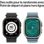 Apple Watch Ultra 3 GPS + Cellular 49 mm Boîtier Titane Noir Bracelet Alpine Loop Noir