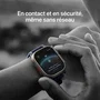 Apple Watch Ultra 3 GPS + Cellular 49 mm Boîtier Titane Noir Bracelet Alpine Loop Noir