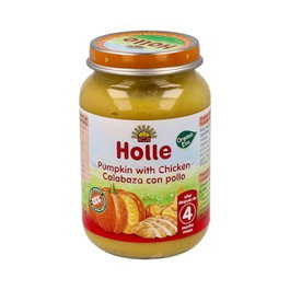 HOLLE Purée de courge et poulet 190g Demeter