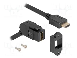 DELOCK Module HDMI Keystone Noir 0,3m