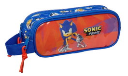 Safta Prime Porte-tout double Sonic, dimensions 21 x 8 x 6 cm, pour enfant à partir de 3 ans