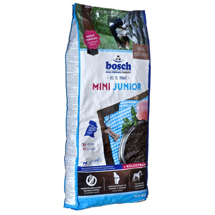 BOSCH Nourriture Petit/Junior Poulet 15 kg BOSCH Nourriture Petit/Junior Poulet 15 kg