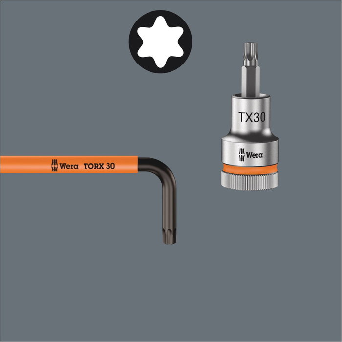 Wera 967/9 TX Multicolour HF Jeu de clés Allen avec fonction de maintien