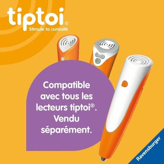 Ravensburger Globe Terrestre Interactif tiptoi® avec 200 cartes