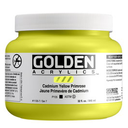 Golden Jaune Cadmium Primevère Heavy Body