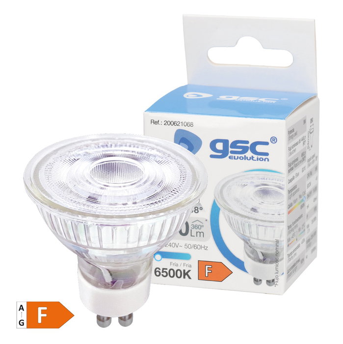 GSC Evolution Ampoule LED dicroïque cristal 38º 5W GU10 6500K