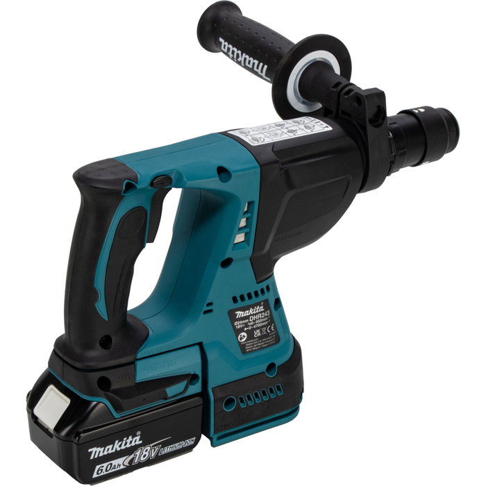 Makita DHR243JWX2 Marteau Combiné Sans Fil avec 2 Batteries et Chargeur Makita DHR243JWX2 Marteau Combiné Sans Fil avec 2 Batteries et Chargeur