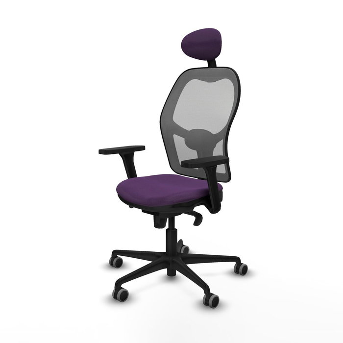 Piqueras y Crespo 3D036G1 Chaise de Bureau avec Appui-tête Violet Piqueras y Crespo 3D036G1 Chaise de Bureau avec Appui-tête Violet
