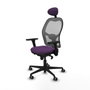 Piqueras y Crespo 3D036G1 Chaise de Bureau avec Appui-tête Violet