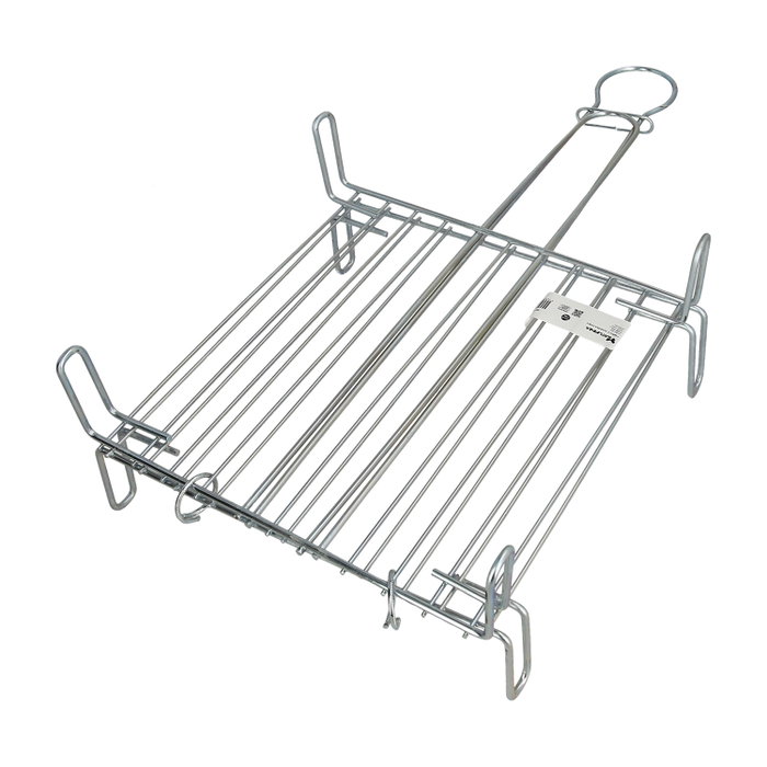 SATURNIA Grille barbecue double Nº 2 30x30 cm chromée SATURNIA Grille barbecue double Nº 2 30x30 cm chromée
