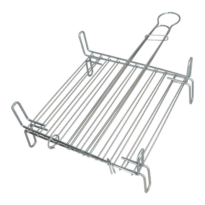 SATURNIA Grille barbecue double Nº 2 30x30 cm chromée SATURNIA Grille barbecue double Nº 2 30x30 cm chromée