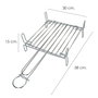 SATURNIA Grille barbecue double Nº 2 30x30 cm chromée