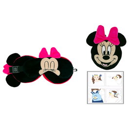 DISNEY Cojin viaje antifaz Minnie