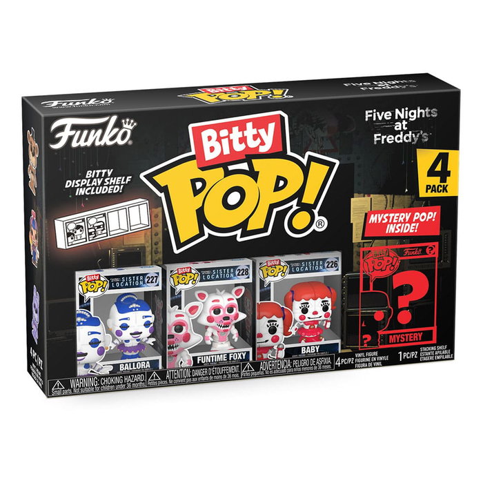 Funko Bitty POP! Five Nights at Freddy's Pack de 4 Figurines Ballora