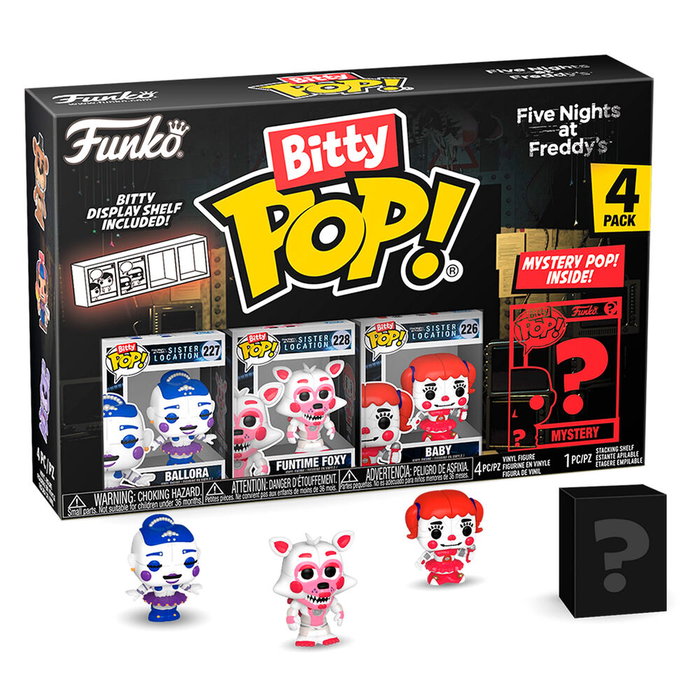 Funko Bitty POP! Five Nights at Freddy's Pack de 4 Figurines Ballora
