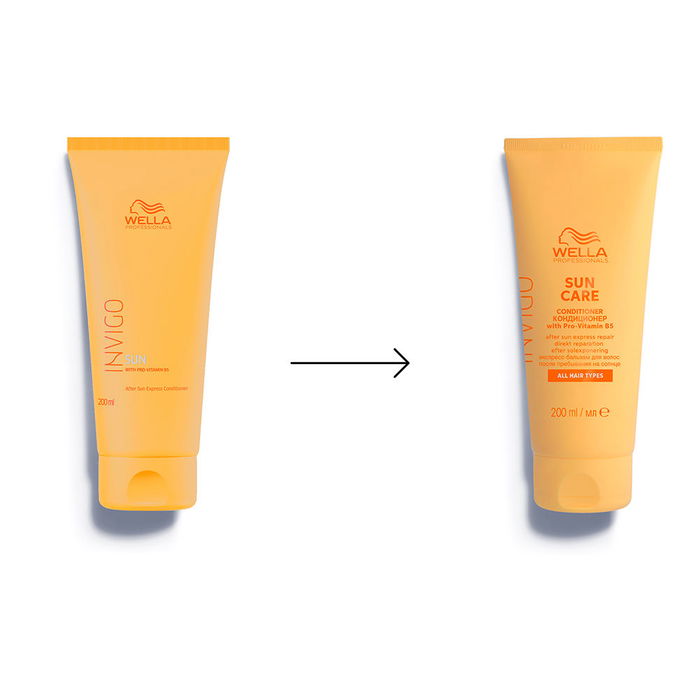 Wella Professionals INVIGO SUN Après-Shampoing Express Après Soleil Réparateur Cheveux Exposés au Soleil 200 ml