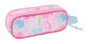 Safta Portatodo Doble Barbie "Painterly" - Trousse de rangement double pour enfant, 21 x 8 x 6 cm, à partir de 3 ans