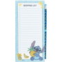 ERIK - Bloc-notes aimanté Stitch Disney - Format 21x10 cm avec 65 feuilles séparables et 2 aimants