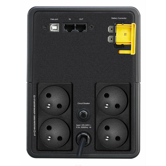 Système d'Alimentation Sans Interruption Interactif APC BX1200MI-FR 650 W 1200 VA Système d'Alimentation Sans Interruption Interactif APC BX1200MI-FR 650 W 1200 VA
