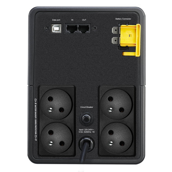 Système d'Alimentation Sans Interruption Interactif APC BX1200MI-FR 650 W 1200 VA Système d'Alimentation Sans Interruption Interactif APC BX1200MI-FR 650 W 1200 VA