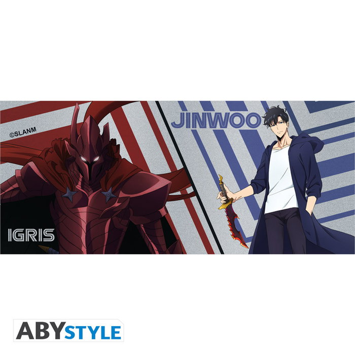 Abystyle Tasse Solo Leveling Jinwoo et Igris 320 ml Argentée