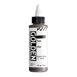Golden Couleurs Acryliques High Flow Sepia 118 ml