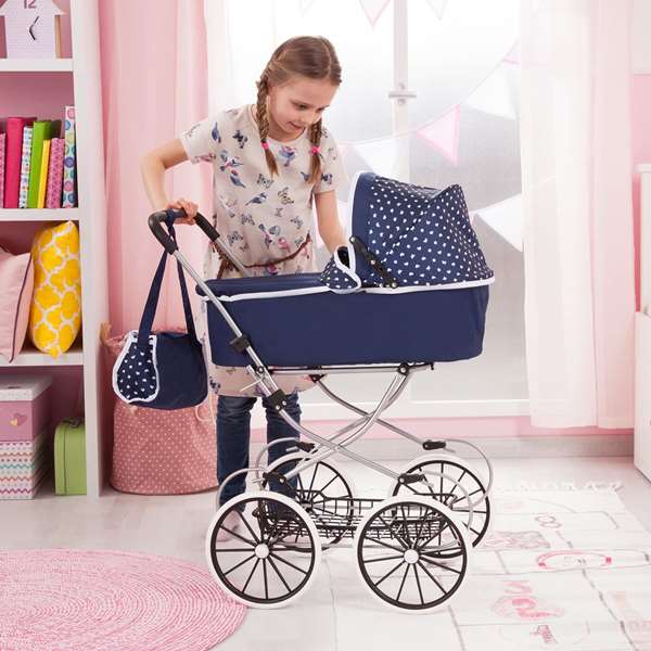 Reig Classic Deluxe Landau pour poupée - 89 x 70 x 42 cm, Jouet d'éveil à assembler recommandé à partir de 3 ans