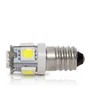 Ampoule LED E10 1W 90Lm 6000K 12VDC 40.000H [CA-E10-5MD5050-CW]