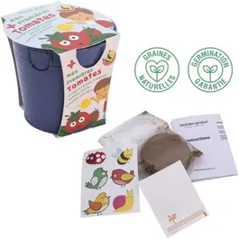 Silverlit MES PREMIERS POTS Mes Premieres Plantes - Kit de jardinerie pour enfants avec pots colorés, instructions et stickers - Modèle aléatoire