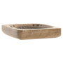 Home ESPRIT Vide-poches Marron Bois de manguier 9,5 x 9,5 x 2 cm (2 Unités)