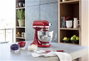 Kitchenaid Robot Pâtissier Artisan 5KSM125 EER, 4,8 litres, Rouge, Mélangeur Planétaire, Moteur à Transmission Directe, avec Bol en Acier Inoxydable et Accessoires