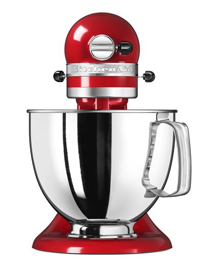 Kitchenaid Robot Pâtissier Artisan 5KSM125 EER, 4,8 litres, Rouge, Mélangeur Planétaire, Moteur à Transmission Directe, avec Bol en Acier Inoxydable et Accessoires Kitchenaid Robot Pâtissier Artisan 5KSM125 EER, 4,8 litres, Rouge, Mélangeur Planétaire, Moteur à Transmission Directe, avec Bol en Acier Inoxydable et Accessoires