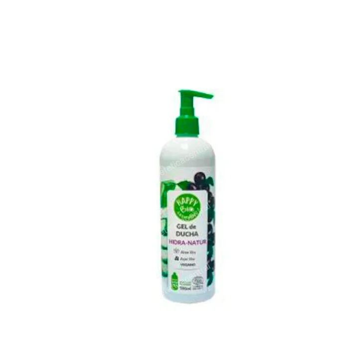 HAPPY BIO Gel Douche Hidra-Natur Aloe et Acai 450 ml - Certifié Ecocert, Vegan, Fabriqué en Espagne, Bouteille en Plastique Recyclé HAPPY BIO Gel Douche Hidra-Natur Aloe et Acai 450 ml - Certifié Ecocert, Vegan, Fabriqué en Espagne, Bouteille en Plastique Recyclé