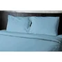 Home Linge Passion Drap Plat Microfibre Bleu Ciel 240 x 300 cm HP72101 - Pour Lit Deux Personnes