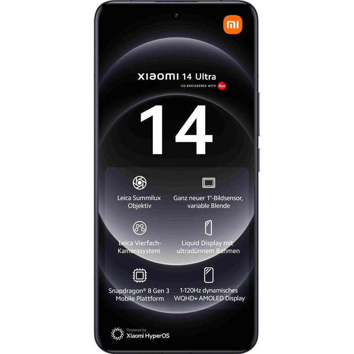 Smartphone Xiaomi 14 Ultra 6,73" 16 GB 512 GB Noir