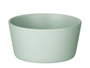 Vessia Assiette Creuse 15 cm Vert Lisse en Céramique (Set de 24)