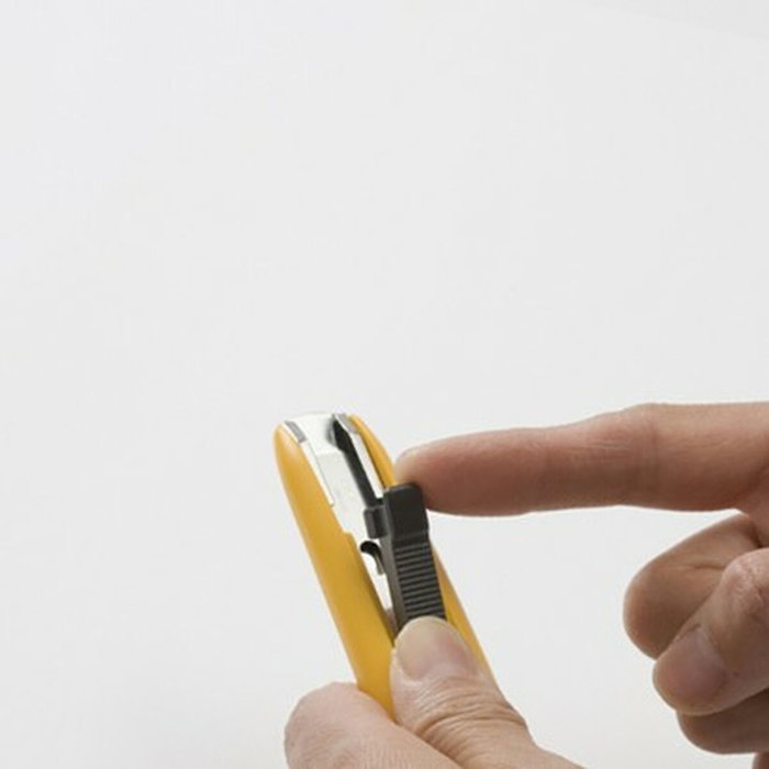 Cutter Olfa 12,5 X 0,4 MM Noir Acier inoxydable Plastique De Sécurité