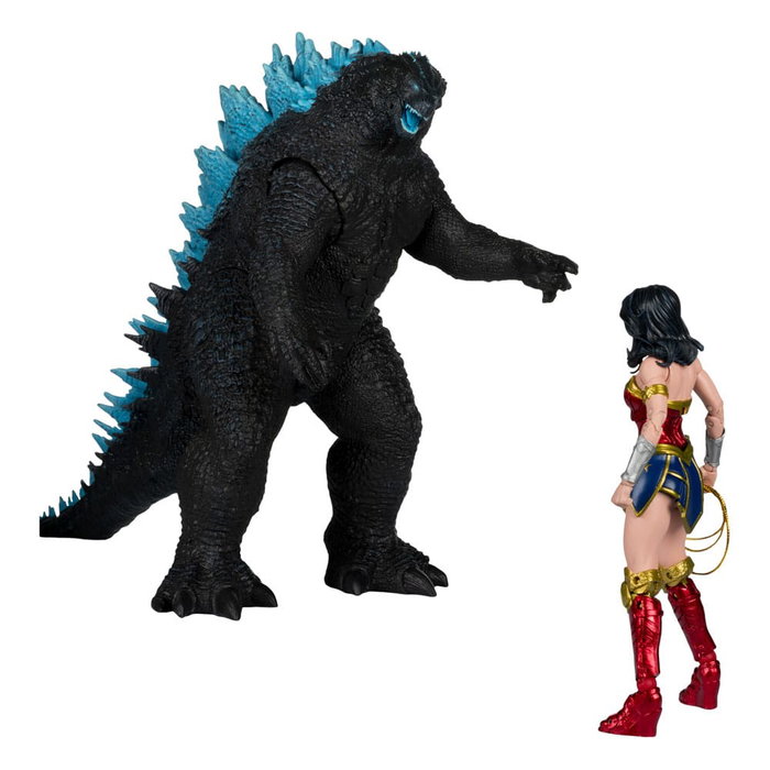 DC Justice League Monsterverse DC Multiverse pack de 2 figurines Wonder Woman Vs. Atomic Blast Godzilla 18 cm DC Justice League Monsterverse DC Multiverse pack de 2 figurines Wonder Woman Vs. Atomic Blast Godzilla 18 cm