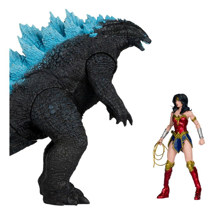 DC Justice League Monsterverse DC Multiverse pack de 2 figurines Wonder Woman Vs. Atomic Blast Godzilla 18 cm DC Justice League Monsterverse DC Multiverse pack de 2 figurines Wonder Woman Vs. Atomic Blast Godzilla 18 cm