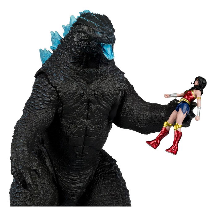 DC Justice League Monsterverse DC Multiverse pack de 2 figurines Wonder Woman Vs. Atomic Blast Godzilla 18 cm DC Justice League Monsterverse DC Multiverse pack de 2 figurines Wonder Woman Vs. Atomic Blast Godzilla 18 cm