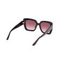 Guess Gafas GU7889 01T Lunettes de Soleil Femme Carrées Monture Noir Brillant Verres Bordeaux Dégradé 53mm