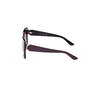 Guess Gafas GU7889 01T Lunettes de Soleil Femme Carrées Monture Noir Brillant Verres Bordeaux Dégradé 53mm