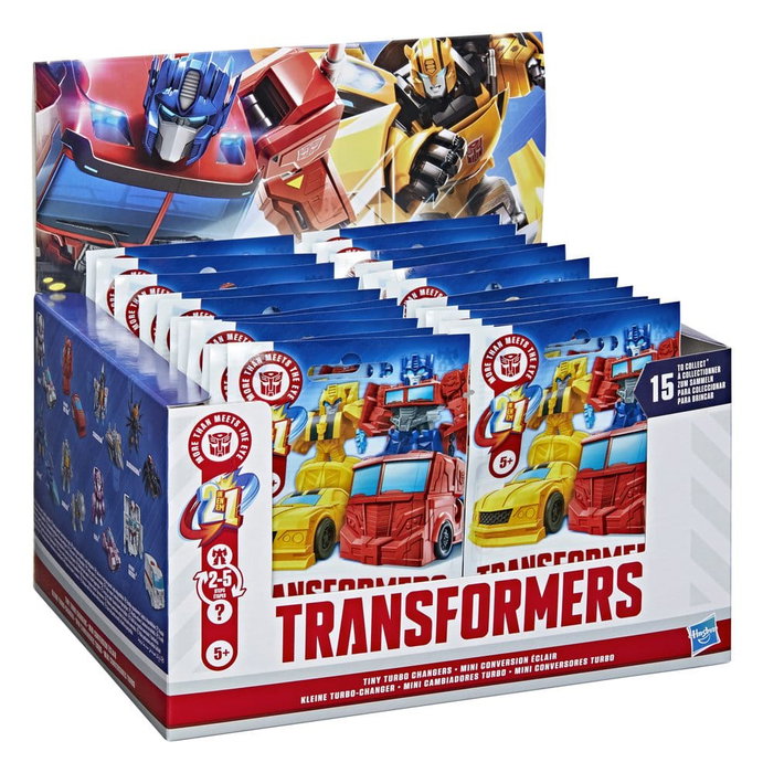Transformers présentoir boîte-mystère mini-figurines Tiny Turbo Changers 4 cm (24) Transformers présentoir boîte-mystère mini-figurines Tiny Turbo Changers 4 cm (24)