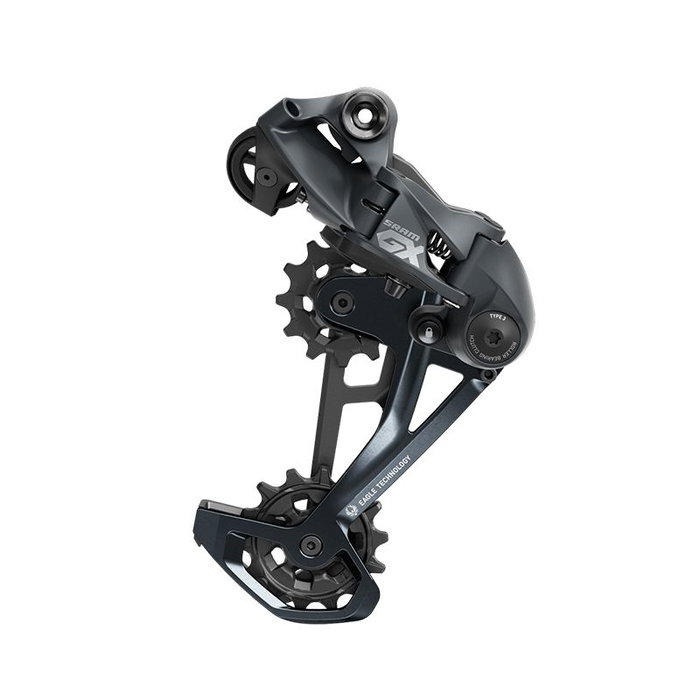 Sram GX EAGLE Dérailleur Arrière Cage Longue 52D Gris Lunar Sram GX EAGLE Dérailleur Arrière Cage Longue 52D Gris Lunar