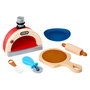 Little Tikes - Kit Pizza Creative Chefs 488771 - Jeu de cuisine réaliste avec four à pizza lumineux, pâte et accessoires - Jouet éducatif pour enfants de 3 ans et plus