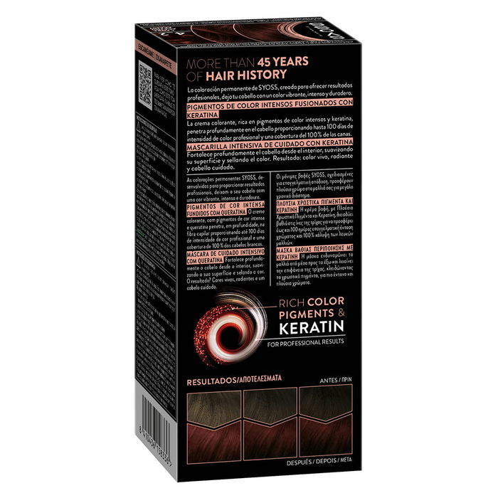 Syoss Coloration Permanente #4.2-Caoba 1 u