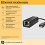 HP Adaptateur USB-C vers RJ45 Gigabit Ethernet G2 - Connexion filaire facile, Plug & Play, pour ordinateur portable et tablette